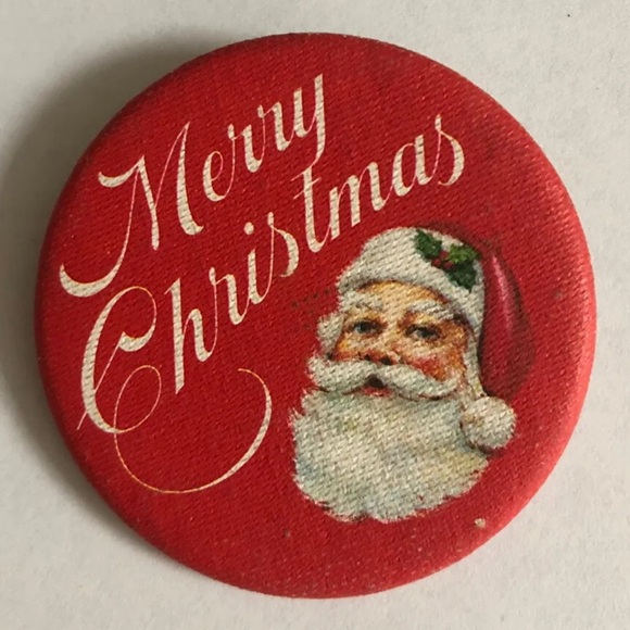 Merry Christmas Holiday Button - Picture 3 of 6